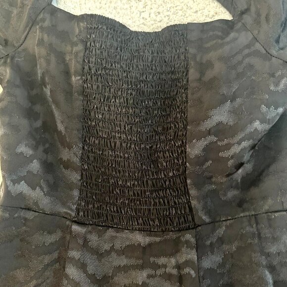 Good American Leopard Print Dress Button Front Puff Sleeve - Picture 10 of 16